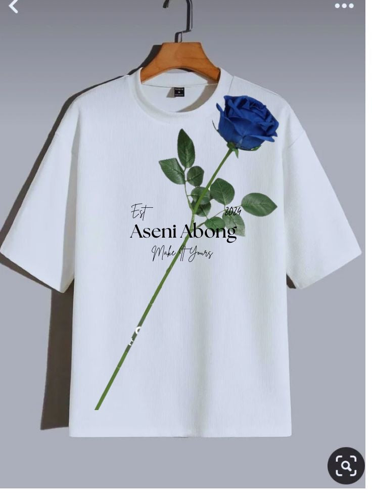 Aseni Abong rose cross shirt