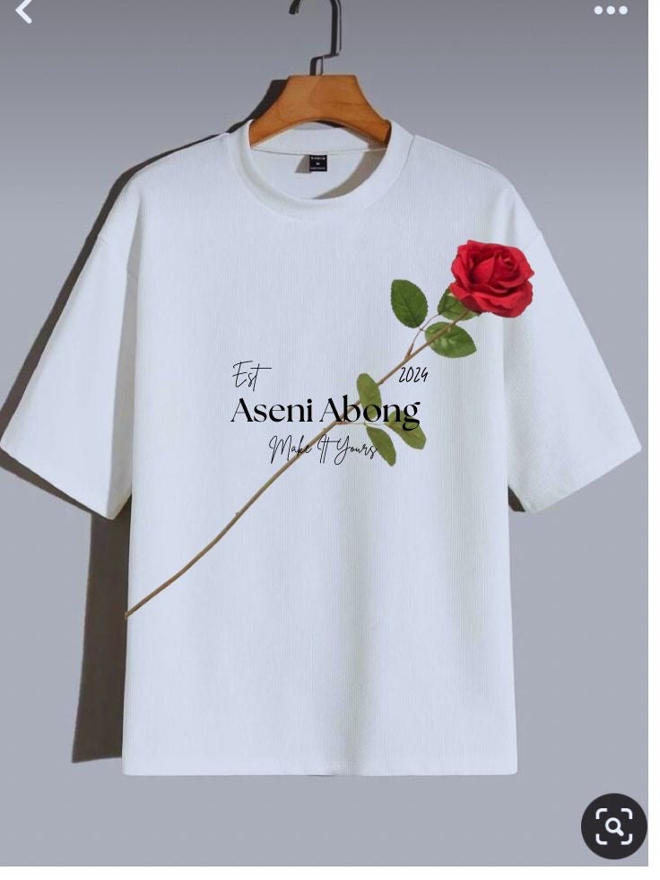 Aseni Abong rose cross shirt